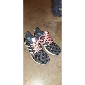 Adidas Womens Size 8 UltraBoost 5.0 DNA 'Polka Dot - Grey' Athletic Shoes